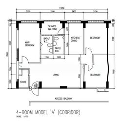 Blk 353 Kang Ching Road (Jurong West), HDB 4 Rooms #574200901